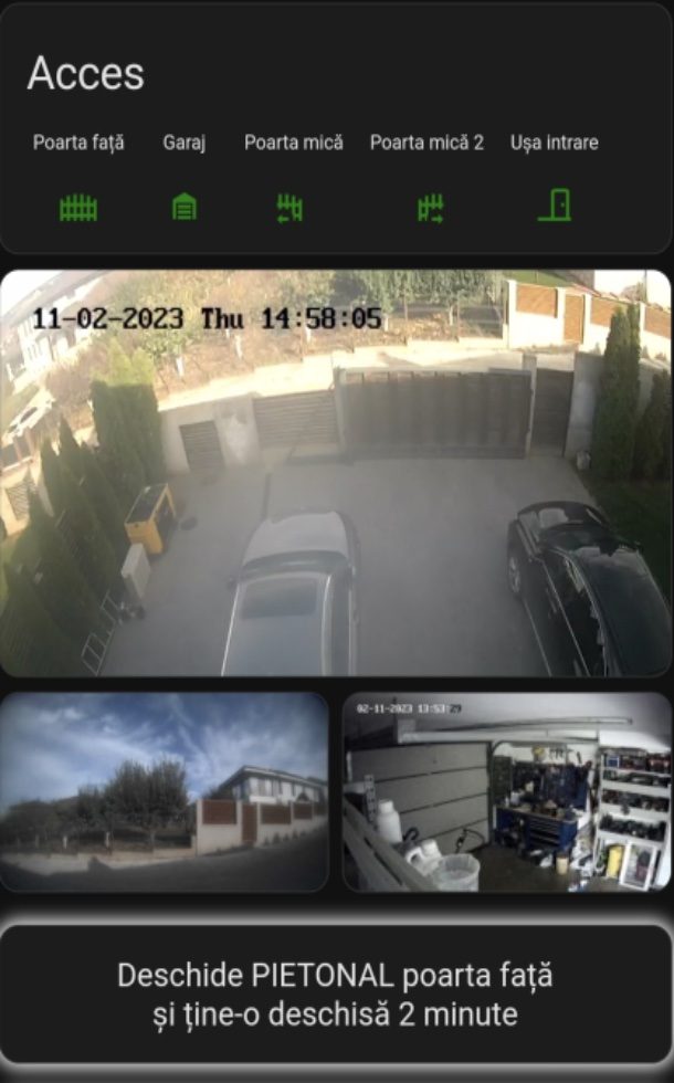 Aplicația mobilă: camerele video integrate în controlul accesului