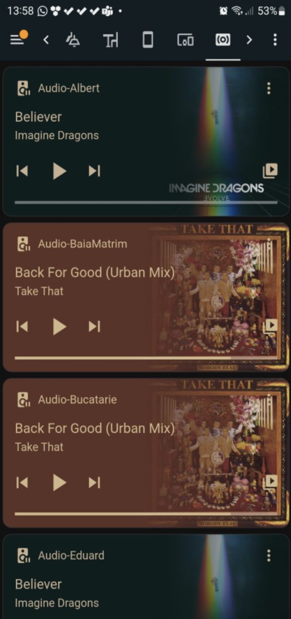 Aplicația: sunetul multiroom Sonos